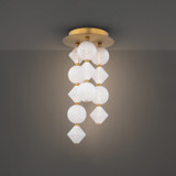 Semi-Flush Mts. Multi-port/Cluster by Modern Forms ( 281 | FM-2523-AB Pearla ) 