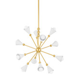 Mid. Chandeliers Starburst by Mitzi ( 428 | H681812-AGB/SWH Hikari ) 