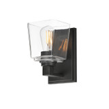 Sconces Single Glass by Maxim ( 16 | 21381CLBK Cubos ) 