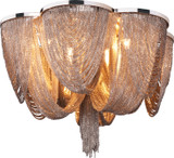 Flush Mounts Metal Shade by Maxim ( 16 | 21460NKPN Chantilly ) 