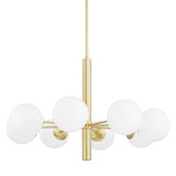 Mid. Chandeliers Glass Down by Mitzi ( 428 | H105808-AGB Stella ) 