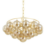 Mid. Chandeliers Glass Down by Mitzi ( 428 | H711806-AGB Mimi ) 