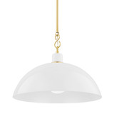 Pendants Metal Shade by Mitzi ( 428 | H769701L-AGB/GWH Camille ) 
