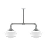 Linear/Island 2 Light Bar by Montclair Light Works ( 518 | MSD021-49-T24 Schoolhouse ) 