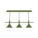 Linear/Island 3 Light Bar by Montclair Light Works ( 518 | CHR422-22-96 Raceway ) 