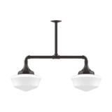Linear/Island 2 Light Bar by Montclair Light Works ( 518 | MSD021-51-T48 Schoolhouse ) 