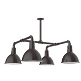 Exterior Chandeliers by Montclair Light Works ( 518 | MSP115-51-T36 Deep Bowl ) 