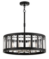 Mid. Chandeliers Drum Shade by Minka-Lavery ( 7 | 5495-729 Majestic Splendor ) 