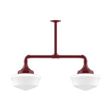 Linear/Island 2 Light Bar by Montclair Light Works ( 518 | MSD021-55-T48 Schoolhouse ) 