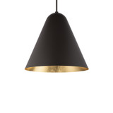 Pendants Metal Shade by Modern Forms ( 281 | PD-12422-BZ/GL Taper ) 
