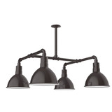 Exterior Hanging by Montclair Light Works ( 518 | MSP115-51-T48-W10 Deep Bowl ) 
