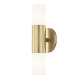 Sconces Double Glass by Mitzi ( 428 | H196102-AGB Lola ) 