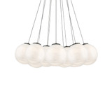 Large Chandeliers Glass Shade by Modern Forms ( 281 | PD-28812-BK Cosmic ) 