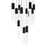 Mini Chandeliers Multi-Port/Cascade by Modern Forms ( 281 | PD-30813S-BK Cinema ) 