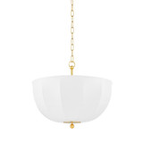 Pendants Bowl Style by Mitzi ( 428 | H816701-AGB Meshelle ) 