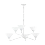 Mid. Chandeliers Glass Up by Mitzi ( 428 | H817806-TWH Kelsey ) 