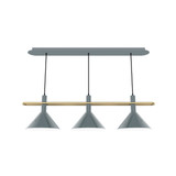 Linear/Island 3 Light Bar by Montclair Light Works ( 518 | CHR422-40-91 Raceway ) 