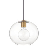 Pendants Glass Down by Mitzi ( 428 | H270701L-AGB Margot ) 