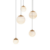 Mini Chandeliers Multi-Port/Cascade by Modern Forms ( 281 | PD-34405R-AB Pisces ) 