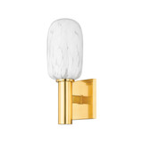 Sconces Single Glass by Mitzi ( 428 | H841101-AGB Abina ) 