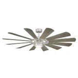 Fans Wet Location by Modern Forms Fans ( 441 | FR-W2201-65L27STWW Wynd Mill ) 