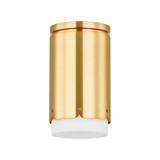 Flush Mounts Glass Down by Mitzi ( 428 | H870501-AGB Asa ) 