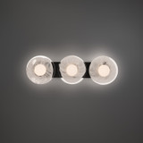 Bathroom Fixtures Three Lights by Modern Forms ( 281 | WS-66525-BK Fresco ) 