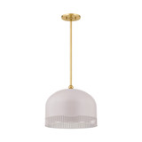 Pendants Metal Shade by Mitzi ( 428 | H884701L-AGB/SPG Liba ) 