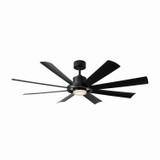 Fans Wet Location by Modern Forms Fans ( 441 | FR-W2303-60L-MB Aura ) 