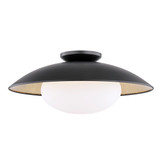 Semi-Flush Mts. Bowl Style by Mitzi ( 428 | H368601L-BLK/GL Cadence ) 