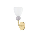 Sconces Single Glass by Mitzi ( 428 | H904101-AGB/SPG Doreen ) 