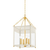 Foyer/Hall Lanterns Glass w/Frame by Mitzi ( 428 | H932704S-AGB/SCR Rosalie ) 