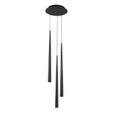 Mini Pendants 3 Light Cluster by Modern Forms ( 281 | PD-41803R-BK Cascade ) 