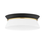 Flush Mounts Bowl Style by Mitzi ( 428 | H425502-AGB/BK Cath ) 