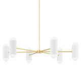 Large Chandeliers Glass Shade by Mitzi ( 428 | H484812-AGB/SWH Kira ) 
