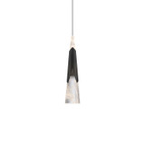 Mini Pendants Glass Down by Modern Forms ( 281 | PD-44416-30-BK Kilt ) 