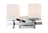 Bathroom Fixtures Two Lights by Maxim ( 16 | 2152SWPC Tetra ) 