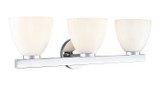 Bathroom Fixtures Three Lights by Millennium ( 59 | 49003-CH Apria ) 