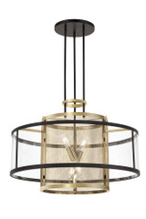 Mid. Chandeliers Drum Shade by Metropolitan ( 29 | N7813-726 Soho ) 