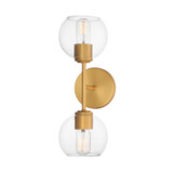 Sconces Double Glass by Maxim ( 16 | 21632CLNAB Knox ) 