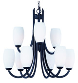 Mid. Chandeliers Glass Up by Maxim ( 16 | 21657SWTXB Taylor ) 