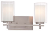 Bathroom Fixtures Two Lights by Minka-Lavery ( 7 | 6102-84 Parsons Studio ) 