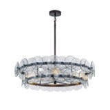 Mid. Chandeliers Glass Down by Maxim ( 16 | 21823TCGM Loren ) 