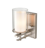 Sconces Single Glass by Millennium ( 59 | 5501-BN Huderson ) 