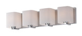 Bathroom Fixtures Four Lights by Maxim ( 16 | 11254SWPC Wrap ) 