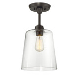 Semi-Flush Mts. Glass Down by Meridian ( 446 | M60010ORB Msemi ) 