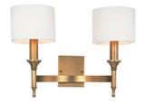 Sconces Double Candle by Maxim ( 16 | 22379OMNAB Fairmont ) 