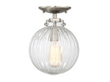 Semi-Flush Mts. Glass Down by Meridian ( 446 | M60056BN Msemi ) 