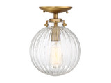 Semi-Flush Mts. Glass Down by Meridian ( 446 | M60056NB Msemi ) 