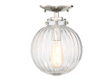 Semi-Flush Mts. Glass Down by Meridian ( 446 | M60056PN Msemi ) 